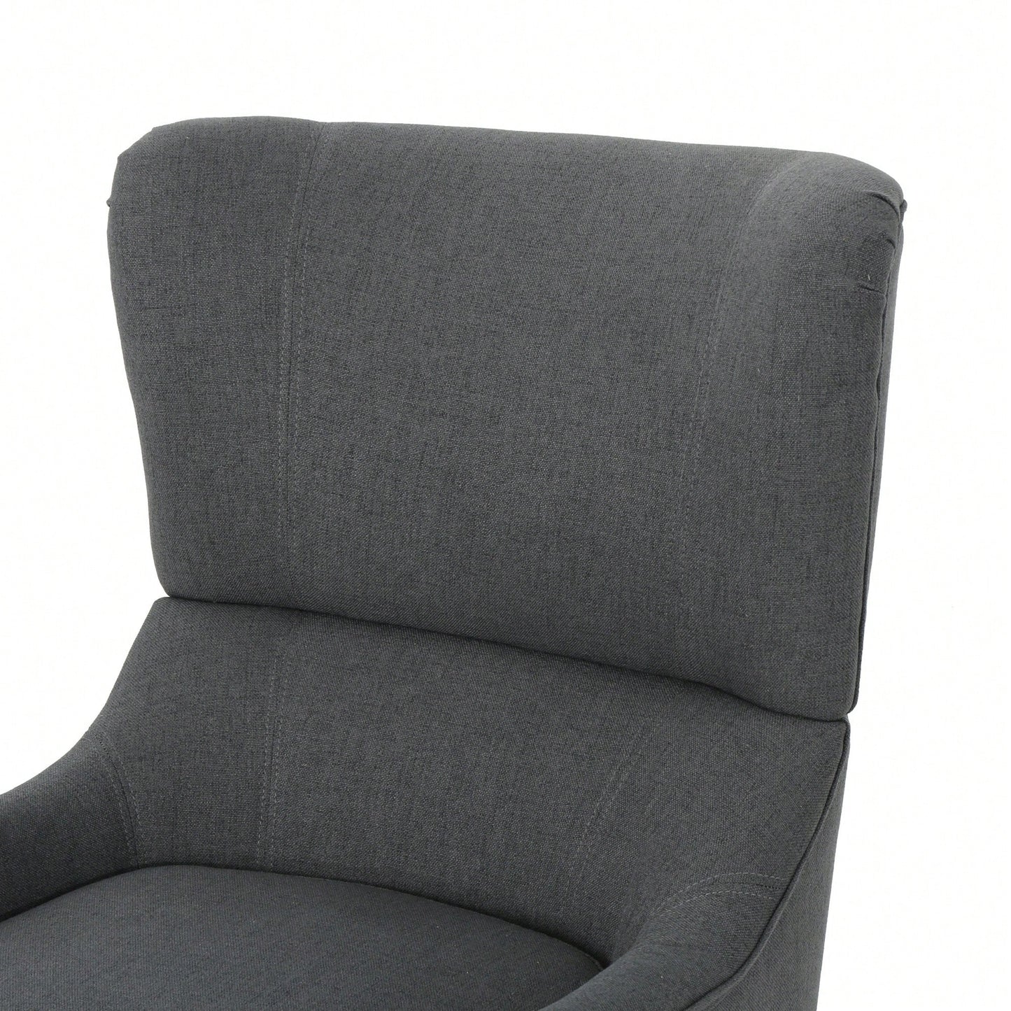 Stylish Modern Upholstered Armchair With Solid Legs For Living Room Bedroom Reading And Studio Use