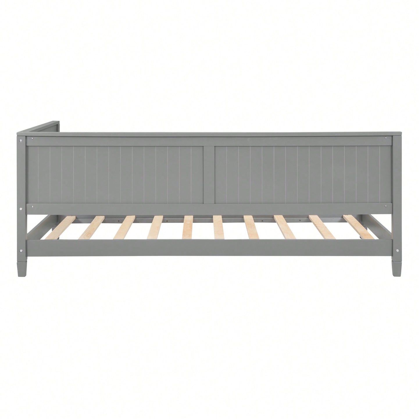 Stylish Gray Twin Size Wood Daybed Sofa Bed For Versatile Living Spaces