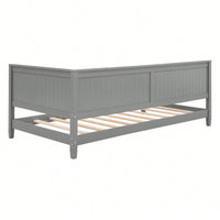 Stylish Gray Twin Size Wood Daybed Sofa Bed For Versatile Living Spaces