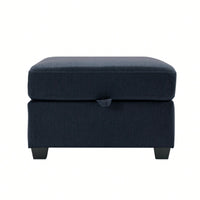 Upholstered Ottoman For Living Room And Bedroom Décor Beige