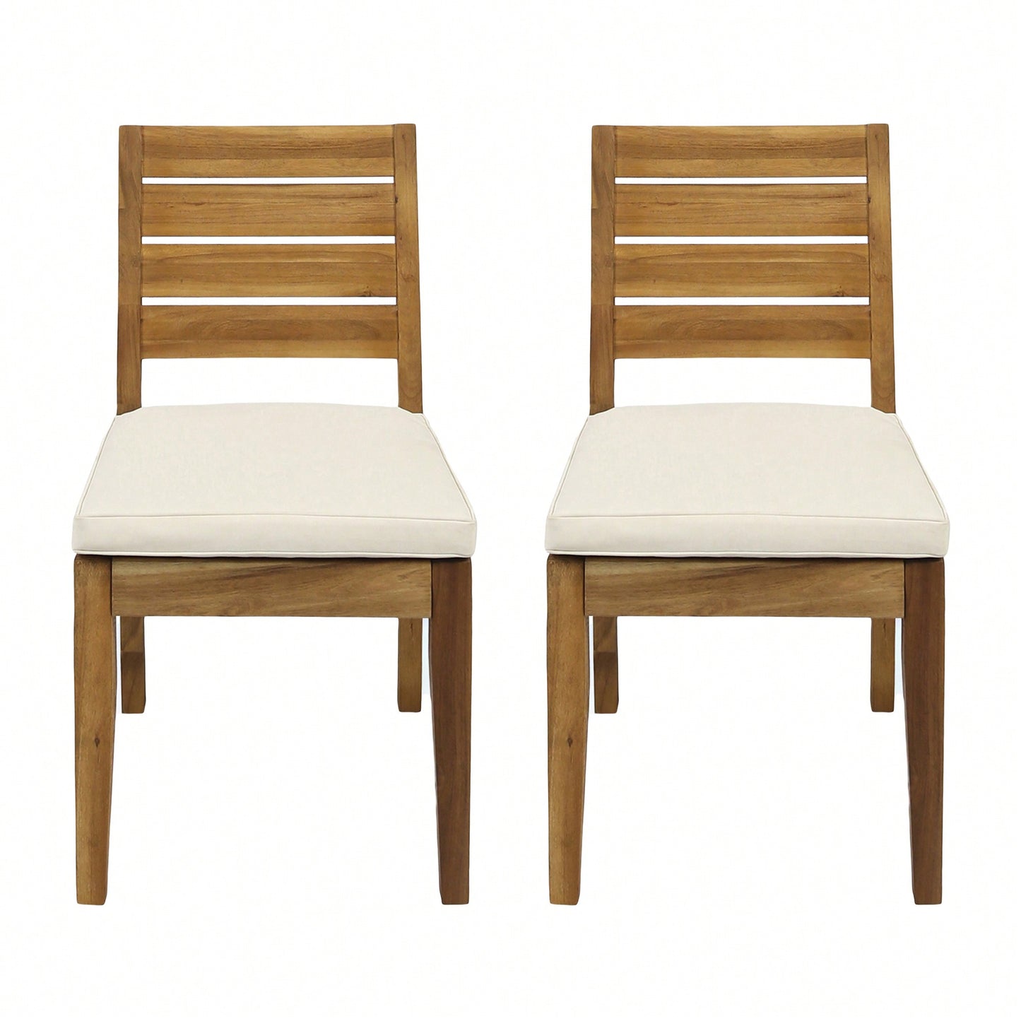 Set Of 2 Elegant Armless Dining Chair For Modern Interiors