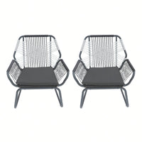 Set Of 2 Elegant Leather Club Chair For Living Room And Office Seating