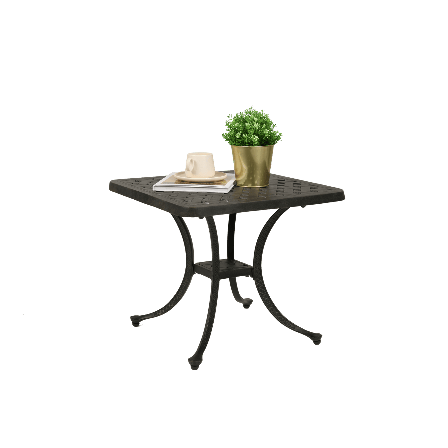 Durable Aluminium Cast Outdoor Dining Table For Patio And Garden Use