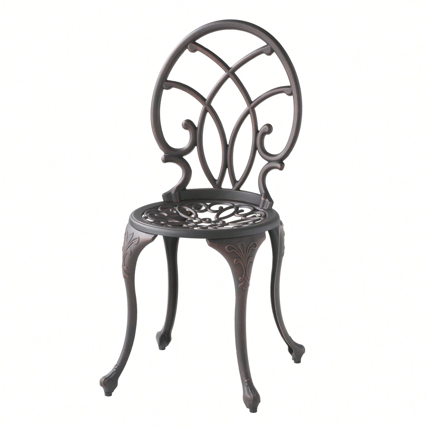 Elegant 3-Piece Outdoor Cast Bistro Set For Patio And Garden Dining