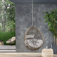 Cozy Hanging Chair With 8ft Chain For Indoor And Outdoor Relaxation