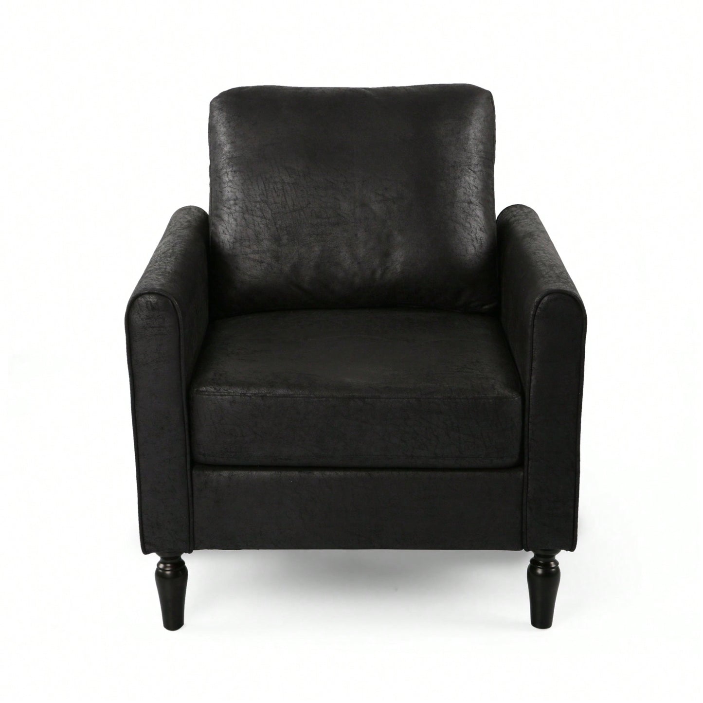 Contemporary Low Profile Club Chair With Plush Comfort And Elegant Accents