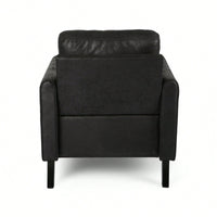 Contemporary Low Profile Club Chair With Plush Comfort And Elegant Accents