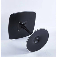 31.5 Inch Modern Black MDF Dining Table For Kitchen And Executive Use