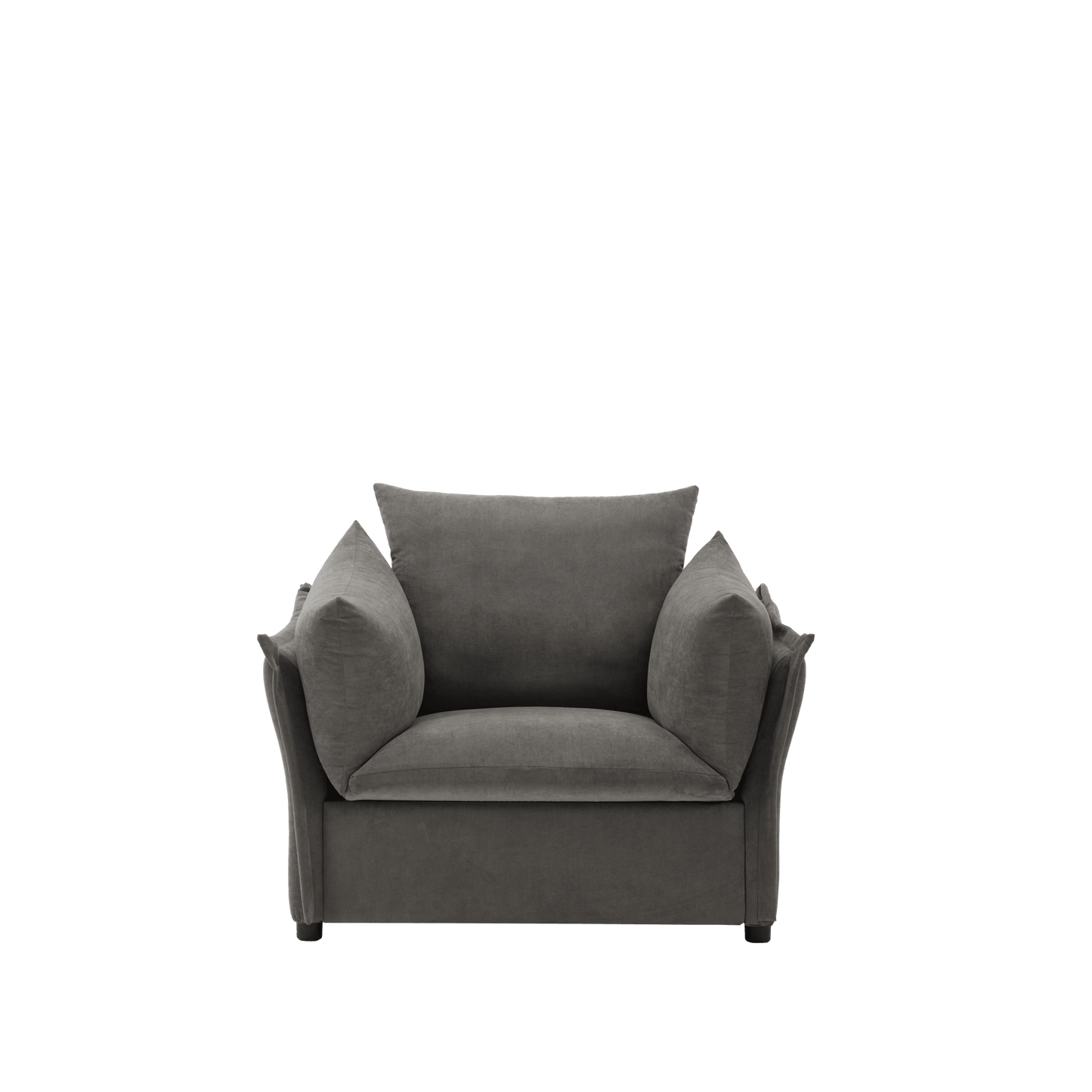 Oversized Modern Chenille Accent Armchair For Living Room And Bedroom Lounge