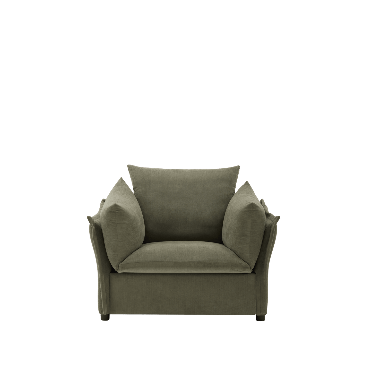 Oversized Modern Chenille Accent Armchair For Living Room And Bedroom Lounge