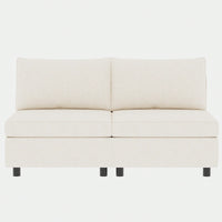 Armless Modular Sectional Sofa With Storage And Sleeper Functionality For Versatile Living Room Arrangements