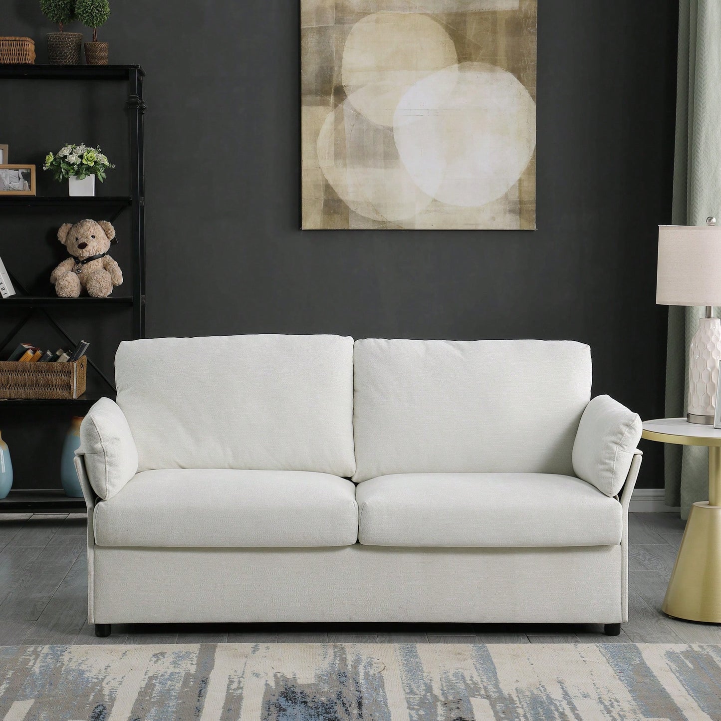 Three-Seater Sofa For Stylish Living Room Decor Beige