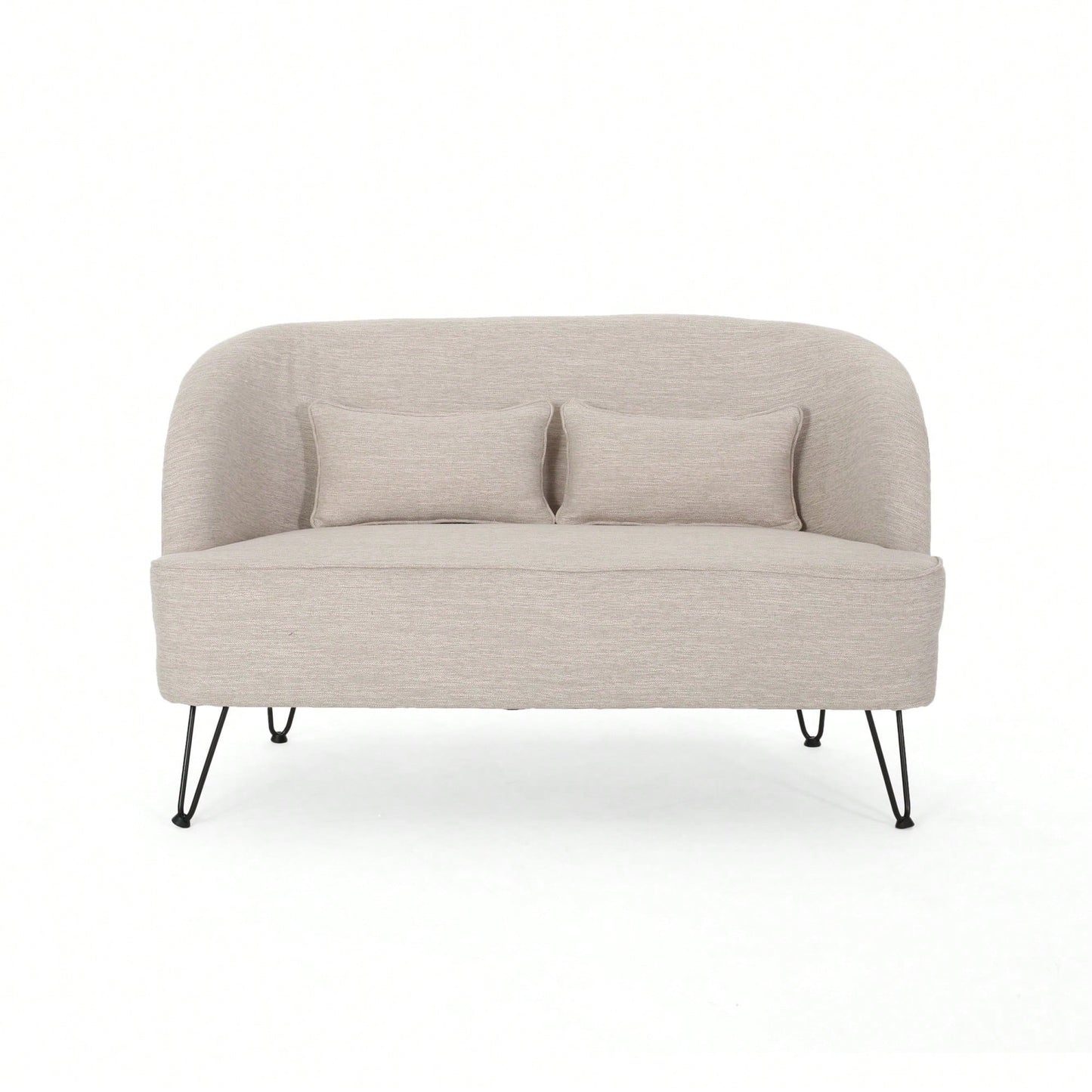 Cozy Two-Seater Sofa With Modern Design For Living Room Comfort