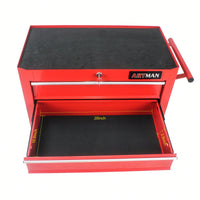 5 Drawer Rolling Tool Chest With Locking System For Garage Storage Red