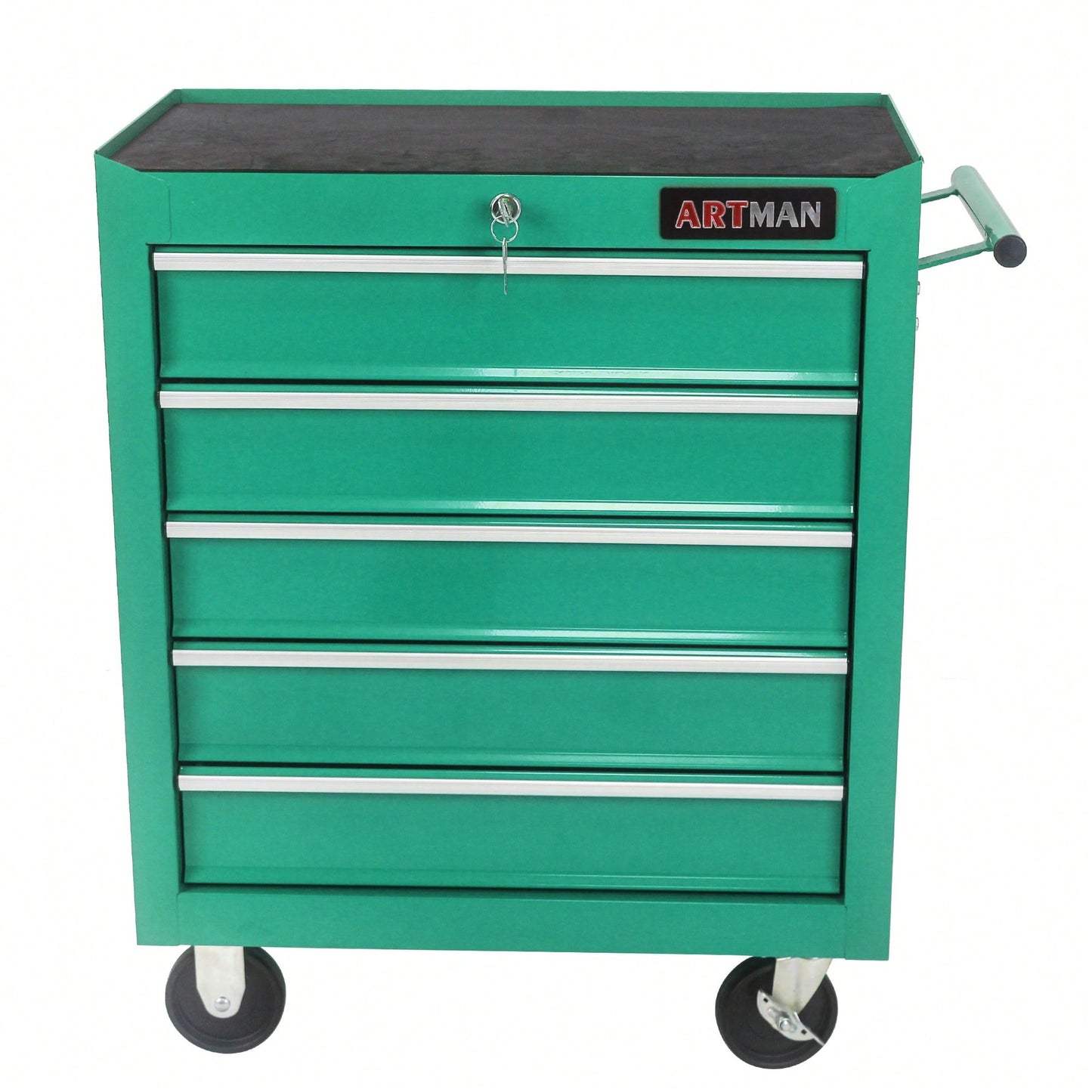 5 Drawer Rolling Tool Chest With Locking System For Garage Storage Red