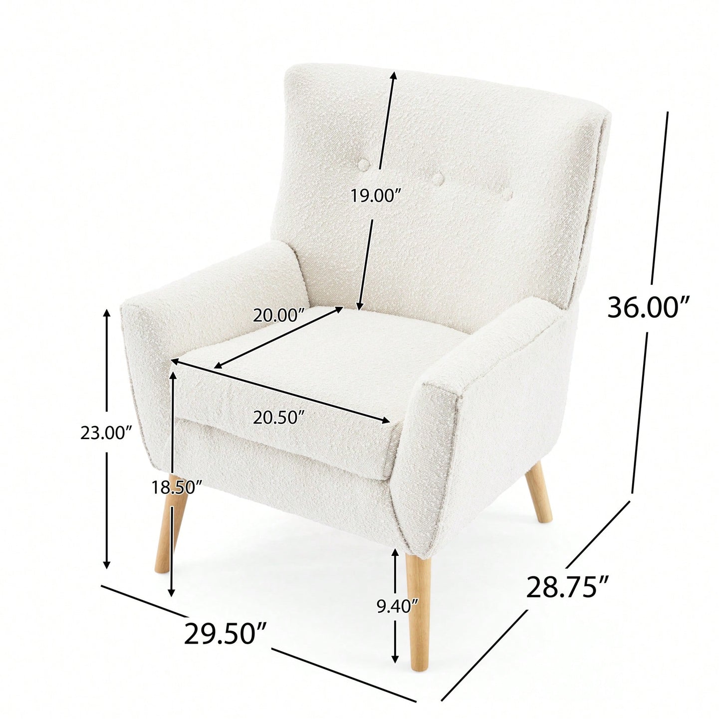 Elegant Modern Accent Chair For Living Room Or Bedroom Comfort And Style