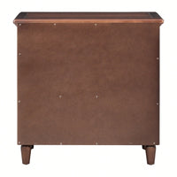 Elegant 3-Drawer Wooden Nightstand With Ample Storage Space For Bedroom Organization