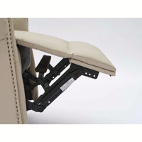 360 Degree Swivel Upholstered Manual Recliner For Living Room Comfort And Style Beige