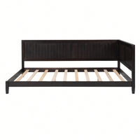 Elegant Espresso Wood Daybed And Sofa Bed For Versatile Living Spaces