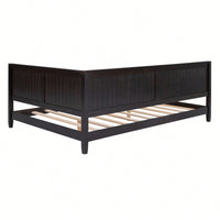 Elegant Espresso Wood Daybed And Sofa Bed For Versatile Living Spaces