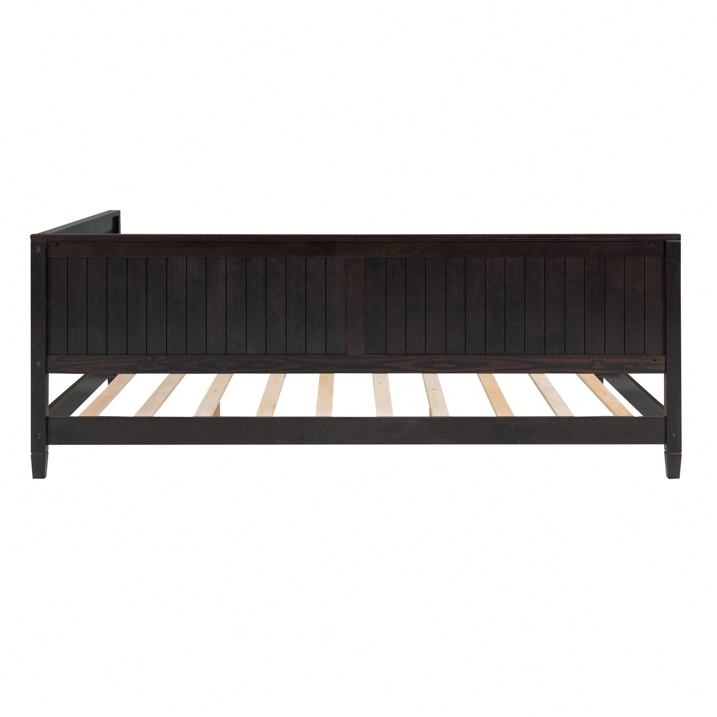 Elegant Espresso Wood Daybed And Sofa Bed For Versatile Living Spaces