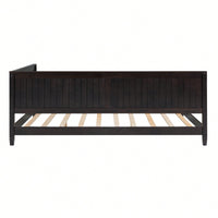 Elegant Espresso Wood Daybed And Sofa Bed For Versatile Living Spaces