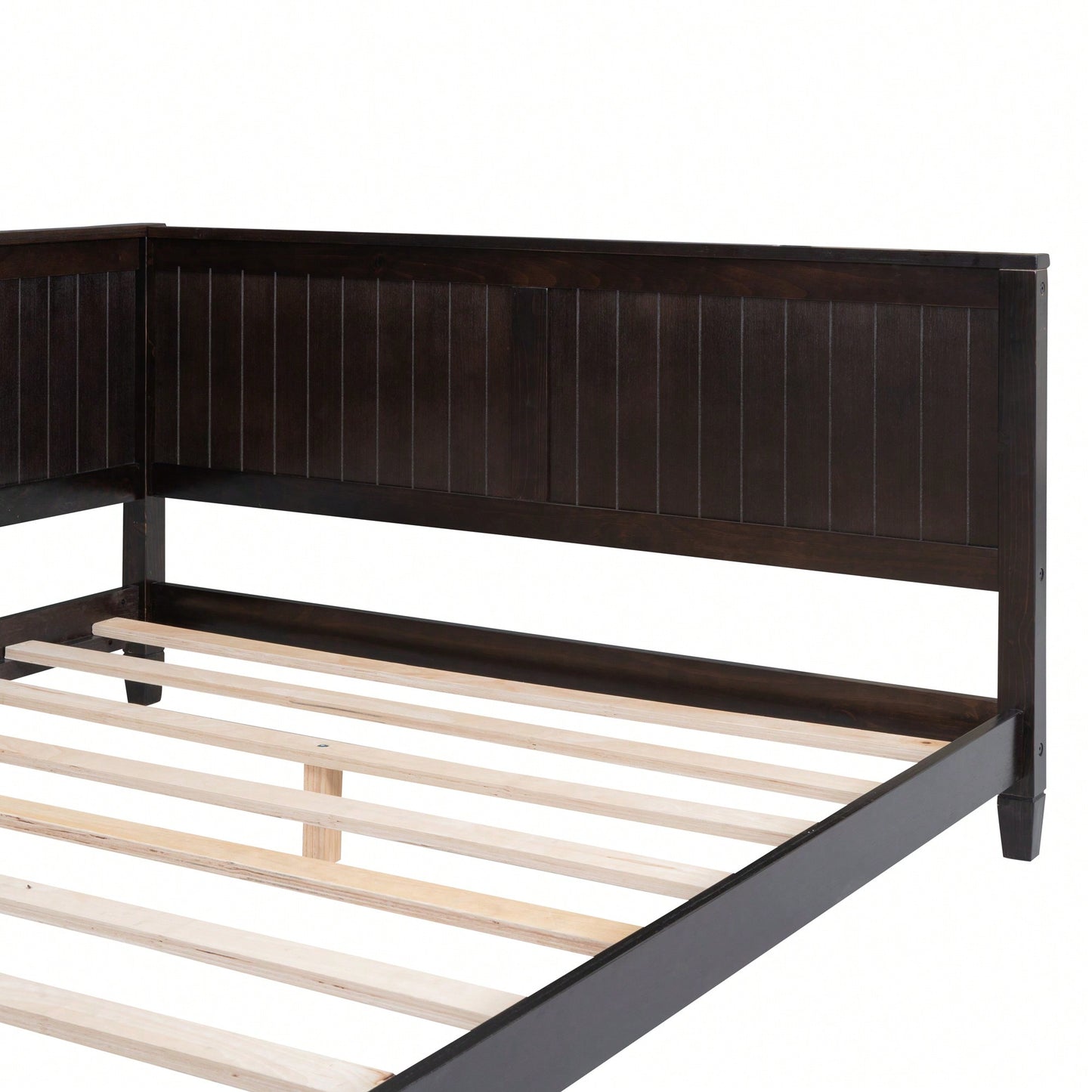 Elegant Espresso Wood Daybed And Sofa Bed For Versatile Living Spaces