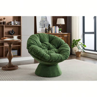 Oversized 360 Swivel Barrel Chair For Living Room And Bedroom Comfort