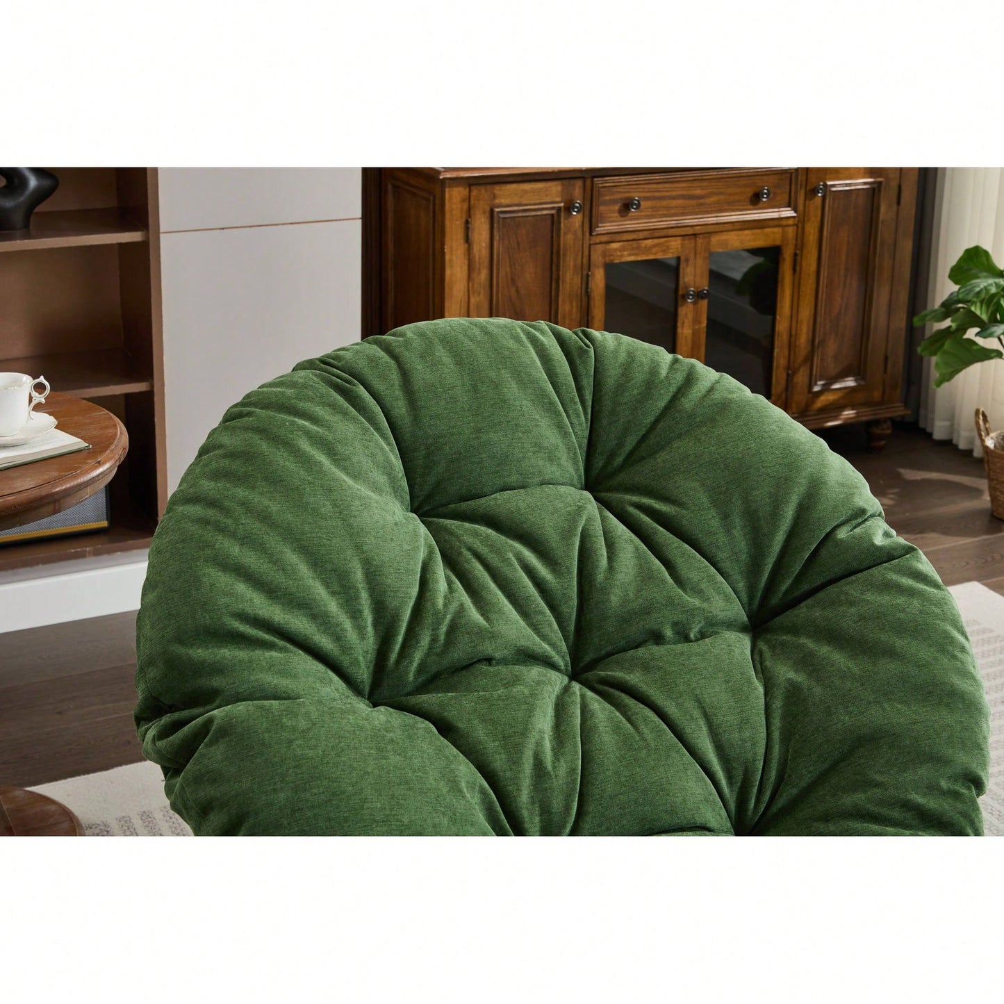 Oversized 360 Swivel Barrel Chair For Living Room And Bedroom Comfort