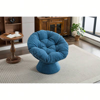 Oversized 360 Swivel Barrel Chair For Living Room And Bedroom Comfort