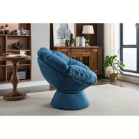 Oversized 360 Swivel Barrel Chair For Living Room And Bedroom Comfort