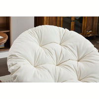 Oversized 360 Swivel Barrel Chair For Living Room And Bedroom Comfort