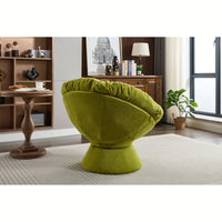 Oversized 360 Swivel Barrel Chair For Living Room And Bedroom Comfort