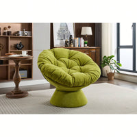 Oversized 360 Swivel Barrel Chair For Living Room And Bedroom Comfort