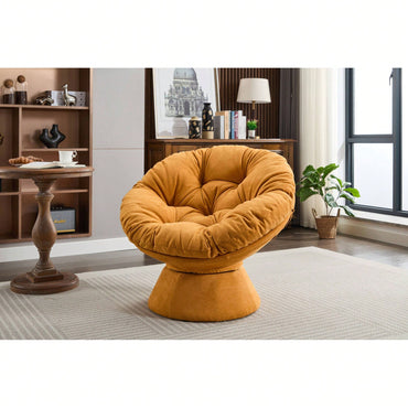 Oversized 360 Swivel Barrel Chair For Living Room And Bedroom Comfort