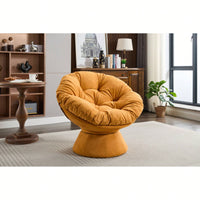 Oversized 360 Swivel Barrel Chair For Living Room And Bedroom Comfort