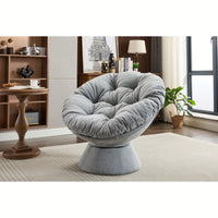 Oversized 360 Swivel Barrel Chair For Living Room And Bedroom Comfort