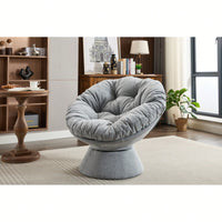 Oversized 360 Swivel Barrel Chair For Living Room And Bedroom Comfort