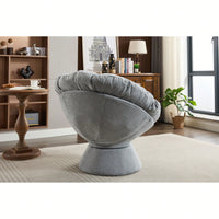 Oversized 360 Swivel Barrel Chair For Living Room And Bedroom Comfort