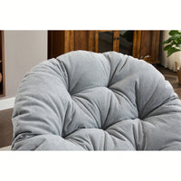 Oversized 360 Swivel Barrel Chair For Living Room And Bedroom Comfort