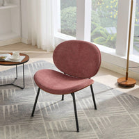 Mid-Century Modern Black Leather Lounge Chair With Walnut Finish Comfortable Backrest And Tripod Design