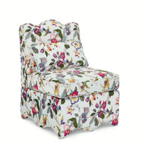 Soft Seat Flannel Dining Chair With Backrest And Matching Waist Pillow For Living Room - Pink