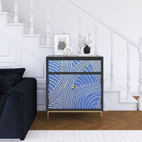 Stylish Accent Cabinet With Double Doors, Drawer And Adjustable Shelf For Living Room, Hallway, Entryway, Dining Room