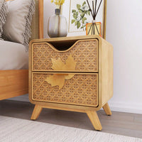 Handcrafted 2-Drawer Accent Cabinet For Timeless Style And Practical Storage