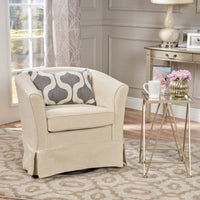 Versatile Swivel Chair With Removable Cover For Easy Cleaning And Stylish Comfort