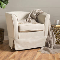 Versatile Swivel Chair With Removable Cover For Easy Cleaning And Stylish Comfort