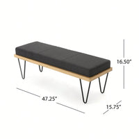 Stylish And Durable Outdoor Bench For Garden And Patio Seating