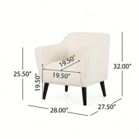 Elegant Upholstered Armchair For Living Room Comfort And Style