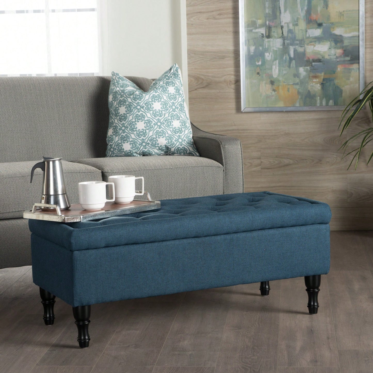 Versatile Storage Ottoman For Living Room And Bedroom Organization