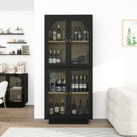 Acrylic Door Storage Cabinet For Living Room Dining Room And Study